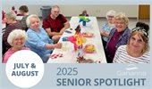 Cover of the July & August Senior Spotlight