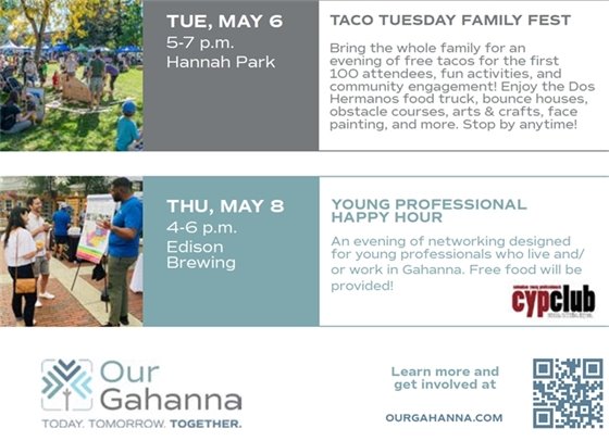 Our Gahanna Vision Festival Upcoming Events