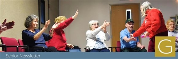 Senior Center participants in class