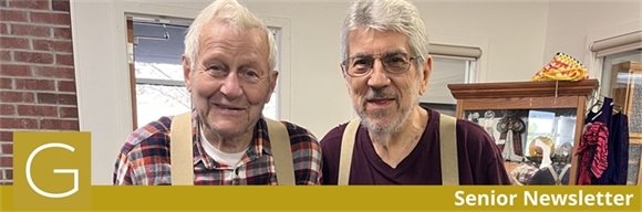 Senior Center friends Bob and Bill