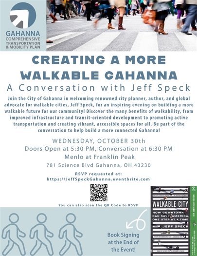Jeff Speck Walkable Gahanna event 