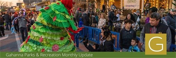 Gahanna residents at Creekside Holiday Lights