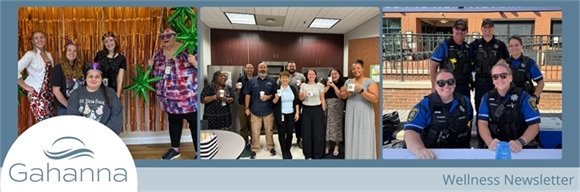 Gahanna Wellness Newsletter Header with Team Photo 