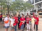 Senior Citizen outing at a Reds Game