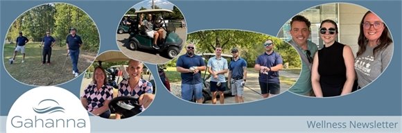 Gahanna Wellness Newsletter Header with Team Photo 