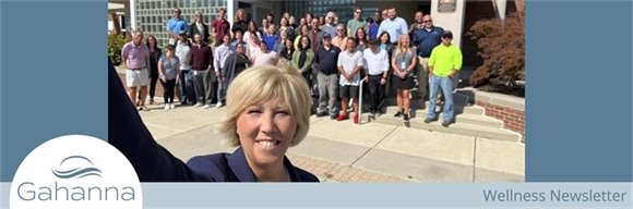 Gahanna Wellness Newsletter Header with Team Photo 