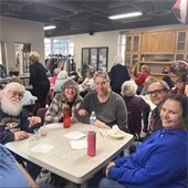 Senior residents at the 2025 Souper Bowl