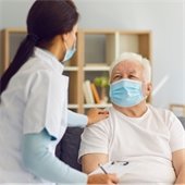 Senior citizens in zumba class