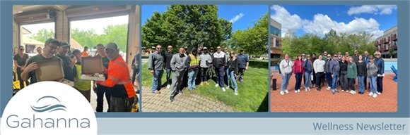 Gahanna Wellness Newsletter Header with Team Photo 