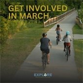 Gahanna residents cycling through Gahanna trails