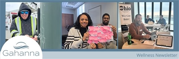 Gahanna Wellness Newsletter Header with Team Photo 