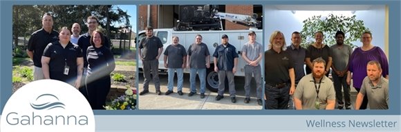 Gahanna Wellness Newsletter Header with Team Photo 
