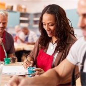 water glass sitting on desk