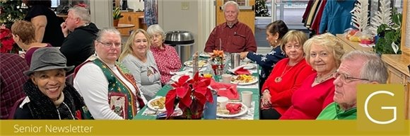Gahanna residents at Senior Holiday Brunch