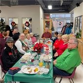 Gahanna residents at Senior Holiday Brunch