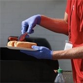 Gahanna Swimming Pool with hot dogs