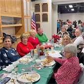 Gahanna residents at Senior Holiday Brunch