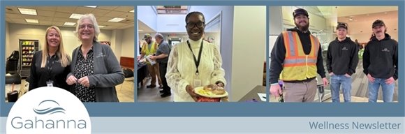 Gahanna Wellness Newsletter Header with Team Photo 