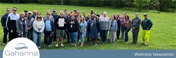 Gahanna Wellness Newsletter Header with Team Photo 