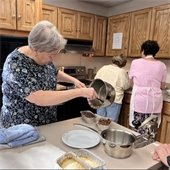 Baking with Lauren at the Senior Center
