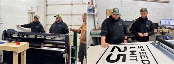 Public Service in house sign shop