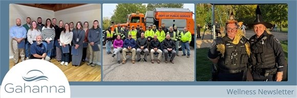 Gahanna Wellness Newsletter Header with Team Photo 