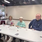 Gahanna senior citizens playing texas hold 'em