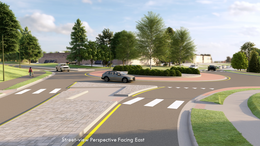 Future Roundabout - Looking East