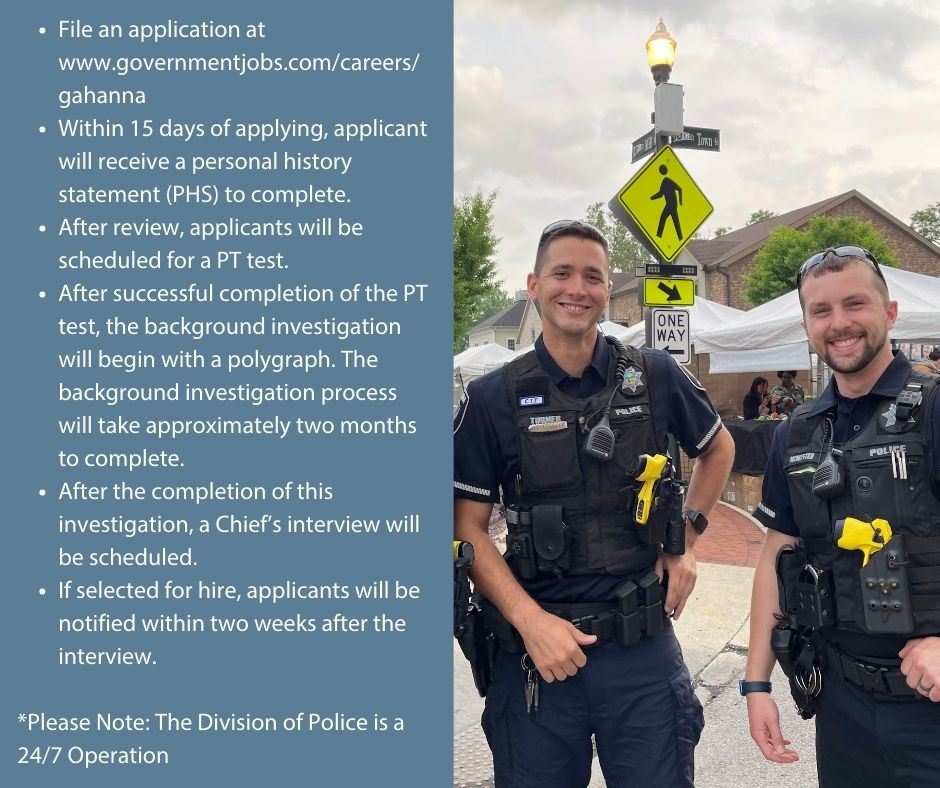 Lateral Officer Hiring Process