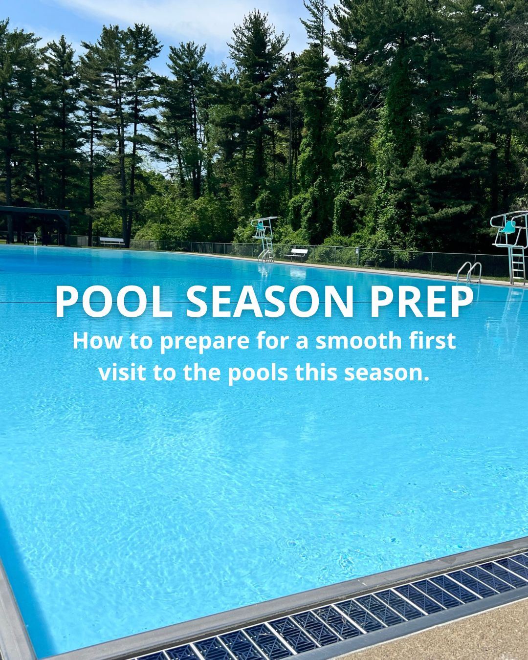 Picture of an empty pool with text 