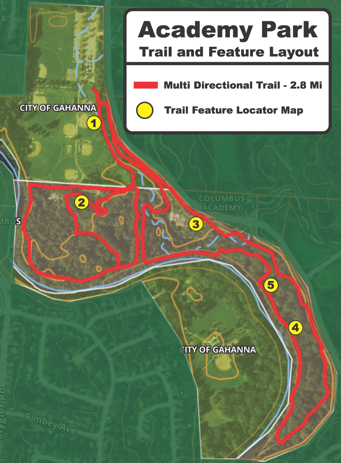 Mountain Bike Trail Map